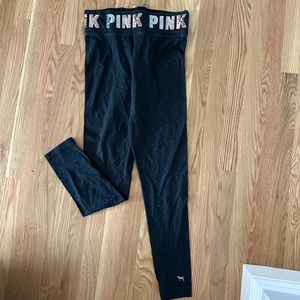 Dark grey PINK leggings